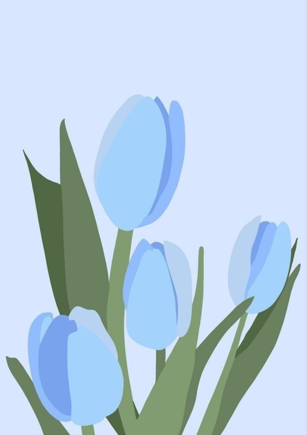 Blue tulips Kit