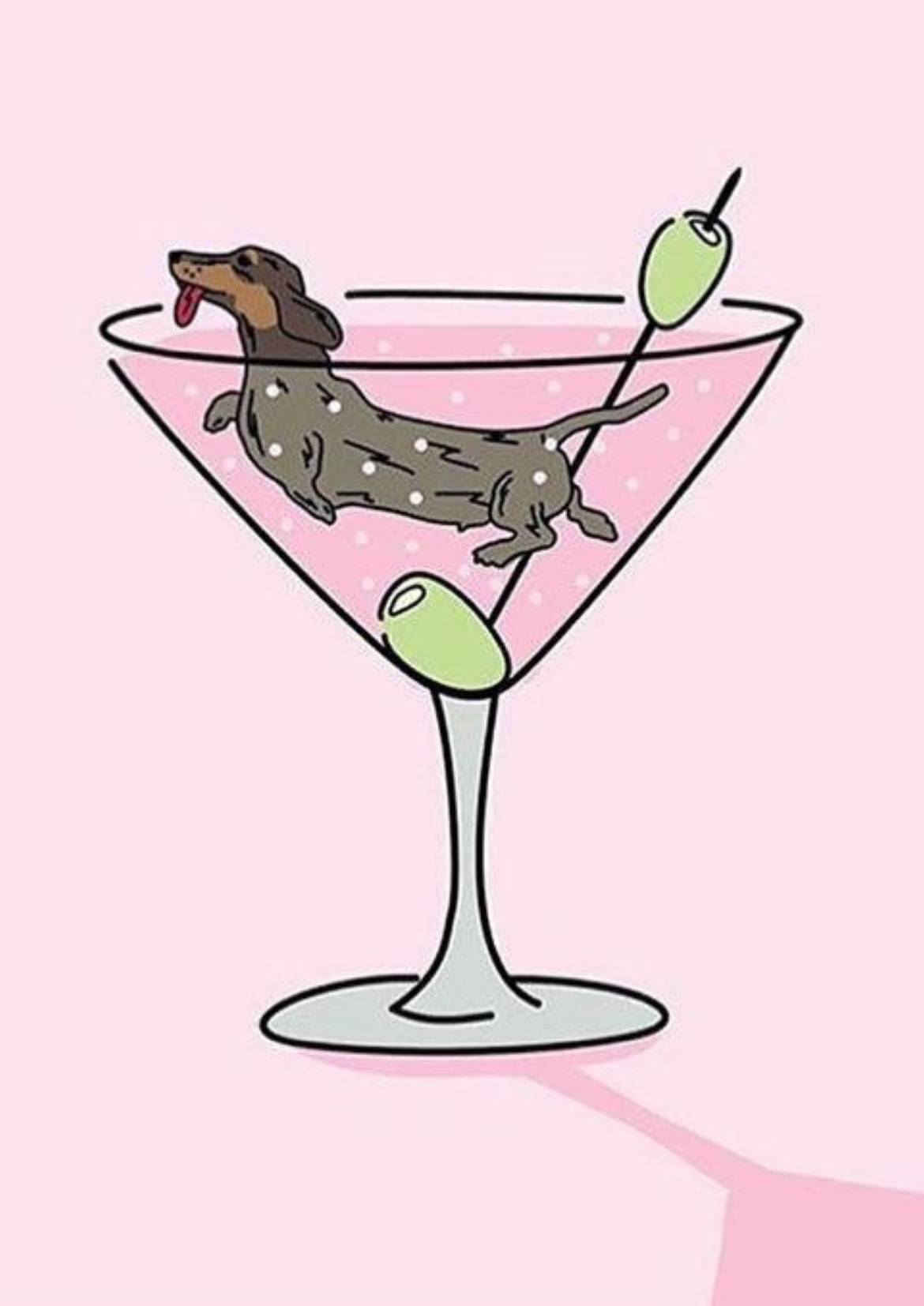 Dachshund martini Kit