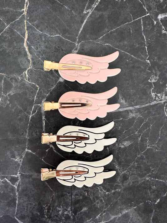 Angel wings clips (2 pcs)